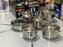 Zepter Brand 12 Pieces Cookware Set Stainless Steel
