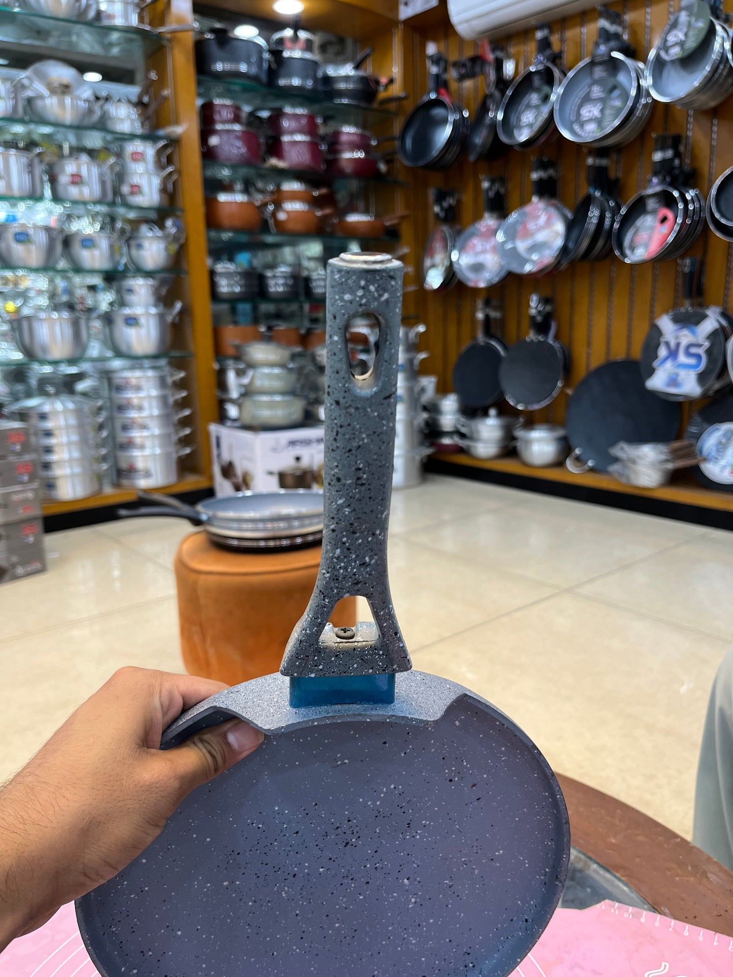 26Cm Marble Coated Non Stick Signature Hot Plate/Chapati Pan