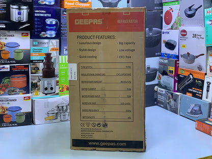 GEEPAS Mini Refrigerator 40L – Space-Saving & Efficient for Office and Room