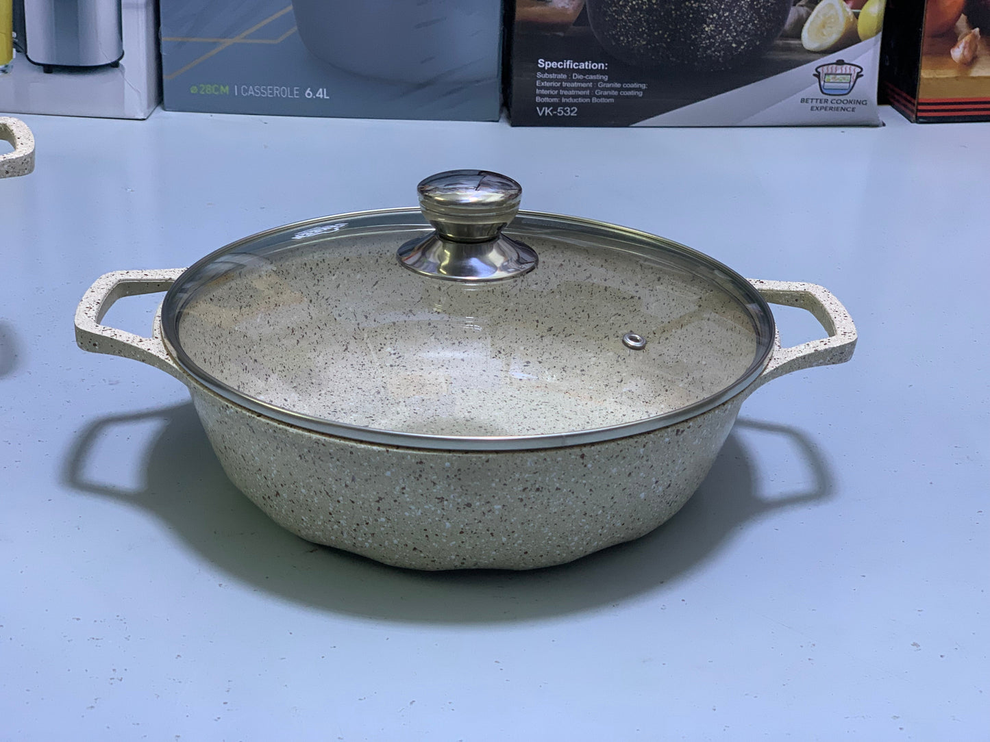 Uakeen 10 Pieces Cookware Set|Die-Cast Aluminum