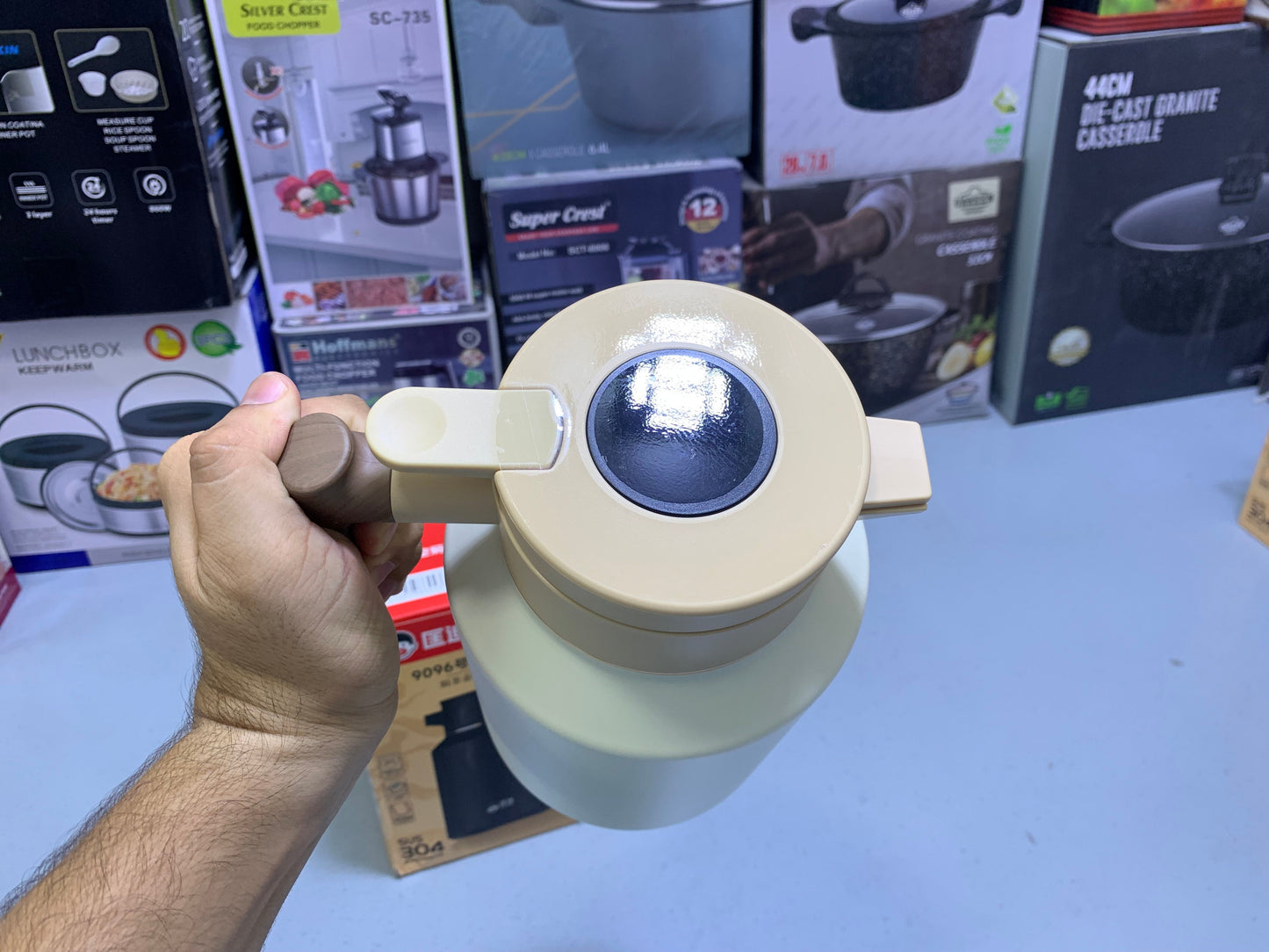 D-Kadi  Tea and Coffee Thermos SUS 304  Stainless Steel Model 9096 1900ml