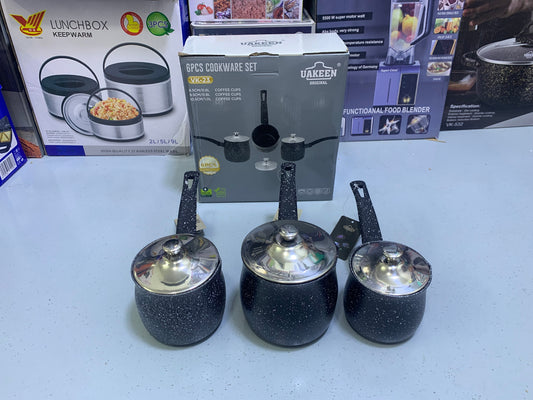 UAKEEN 3 Pieces Sauce Pans set vk-23
