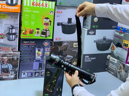 Coba Aluminum Allay Flashlight, Handheld Torch Model: CB-W518