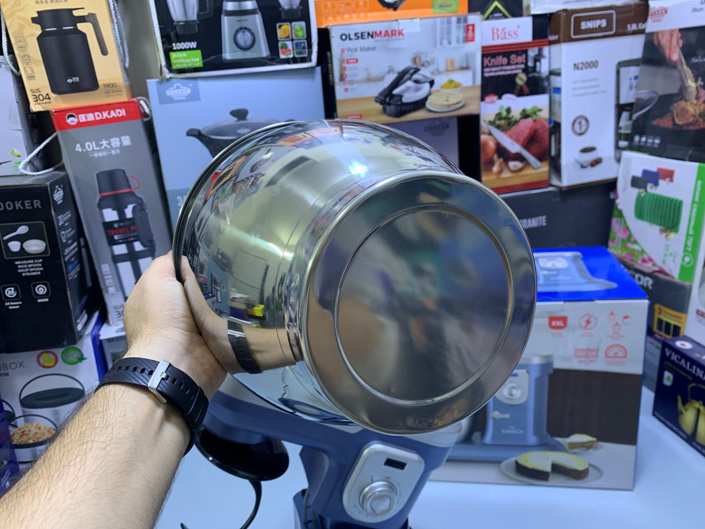 Karaca Stand Mixer 6.5L and Digital Timer display