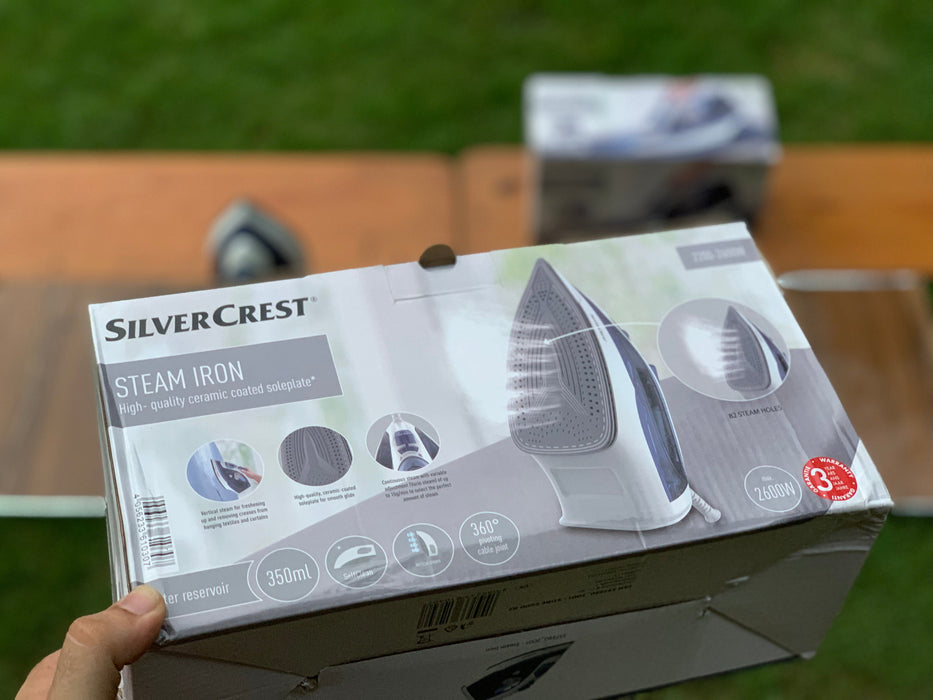 Silver Crest Steam Iron Imported Quality Pure NON STICK