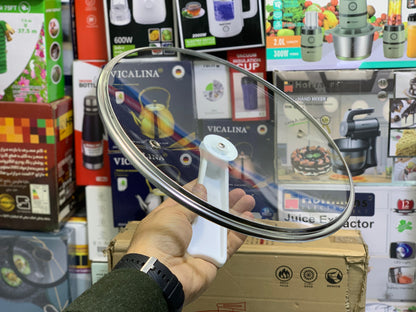 Modengtaitai Electric Frying Pan and Steamer 5L and 1300w Non Stick