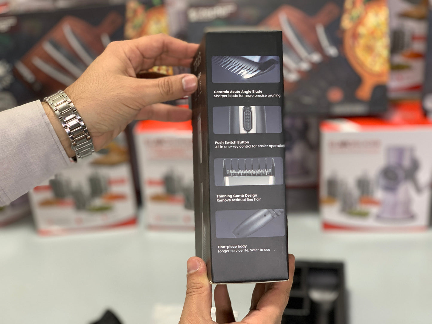 TOFULS Brand Professional Hair Clipper with Essentials Tools