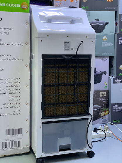 Geepas air cooler BIG Water Tank HoneyComb Pattern cooling technology 150w