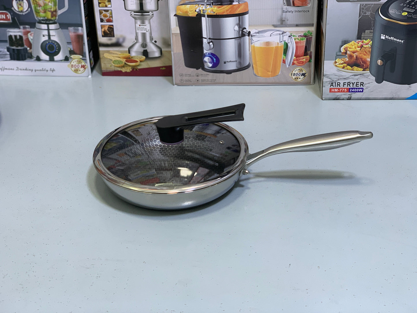 Laser Coated Shallow fry Pans| Top quality