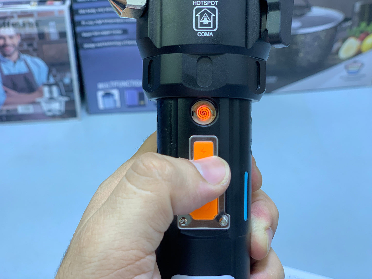 Multifunctional Outdoor Flashlight , Handheld Torch