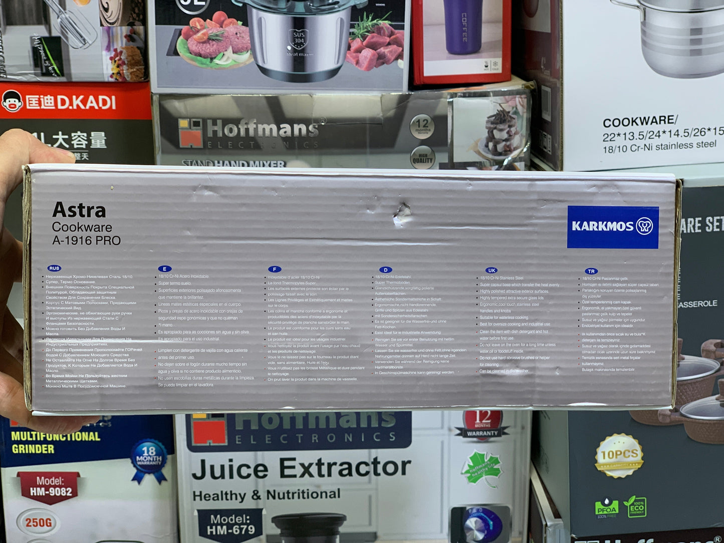 Karkmos 18/10 Cri-Ni Stainless Steel Saucepans