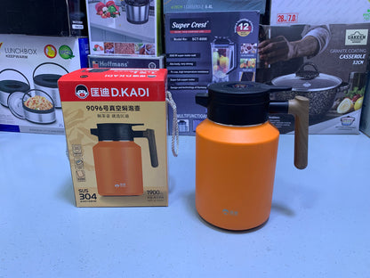 D-Kadi  Tea and Coffee Thermos SUS 304  Stainless Steel Model 9096 1900ml