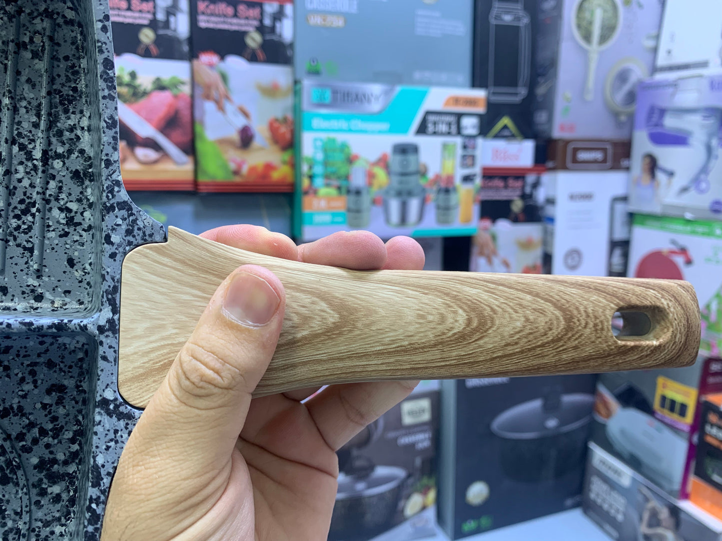 UIIOY Universal Granite Die Cast Grill Pan 28cm