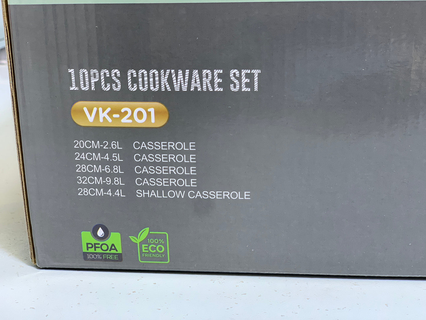 UAKEEN Germany 10 Pieces Cookware set