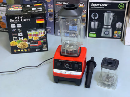 Silver Crest 2-in-1 Blender & Grinder – 2.5L | 4500W | Model: SC-1589