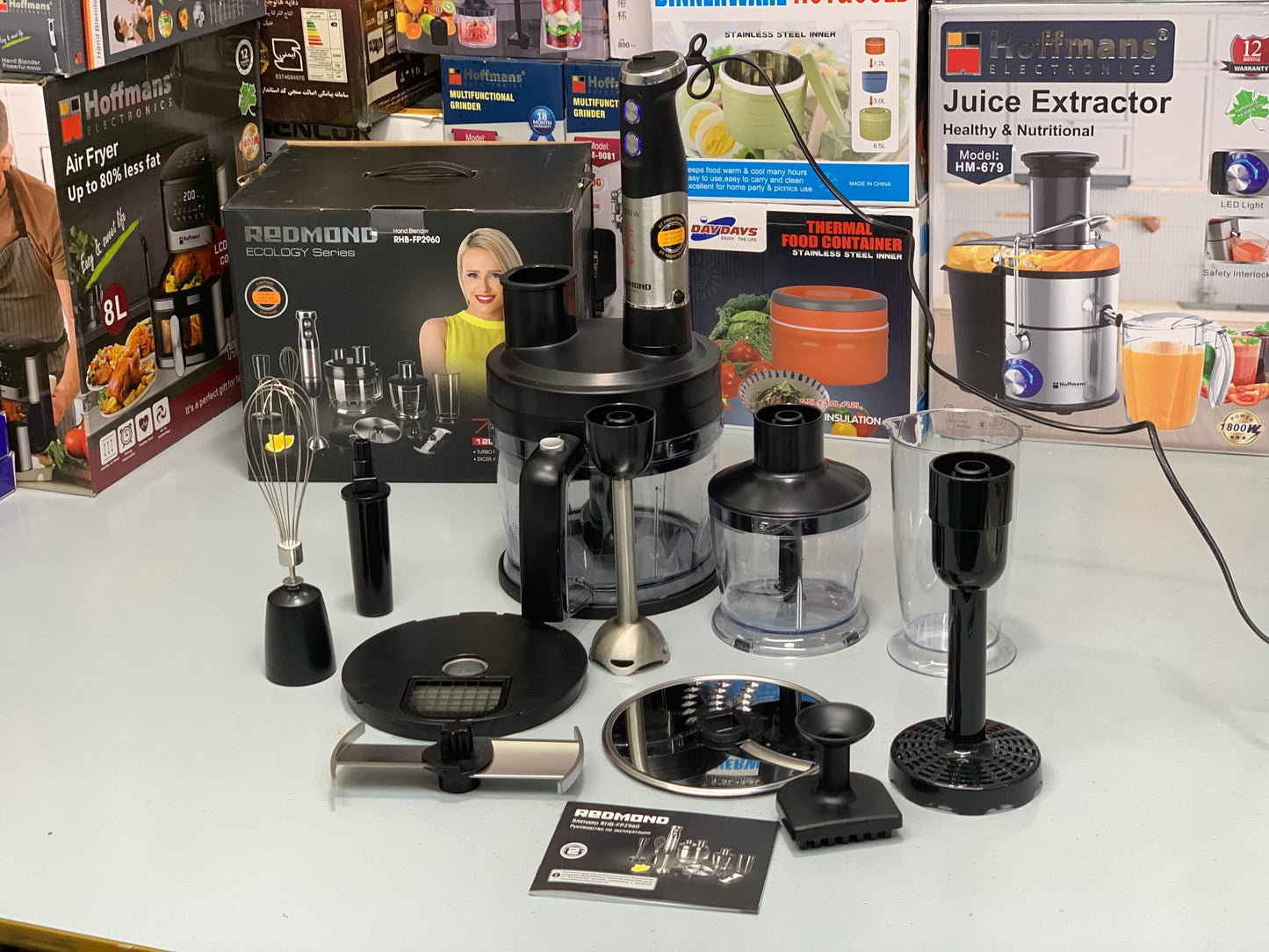 Redmond Hand Mixer and Blender Stainless Steel