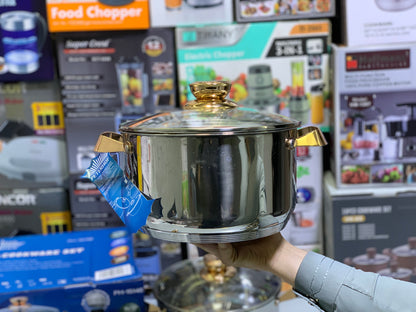 Peterhof 8 Pieces Cookware Set, 18/10 High Quality Stainless Steel