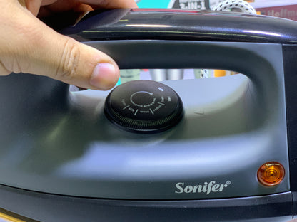 Sonifer Electric Dry iron SF-9062  1200w Non Stick Soleplate