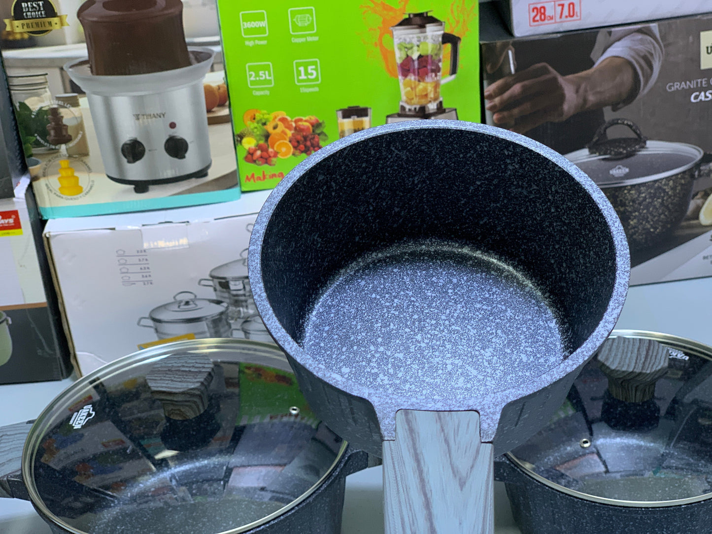 UAKEEN 7-Piece Non-Stick Cookware Set – Premium German Quality for Everyday Cooking