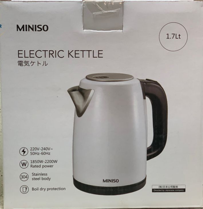 DUBAIZONES™ Japan Imported Miniso Electric Kettle For Home