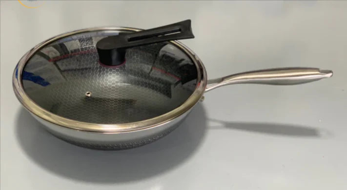 Laser Coated Deep fry Pans| Top quality 30cm,32cm and 34cm