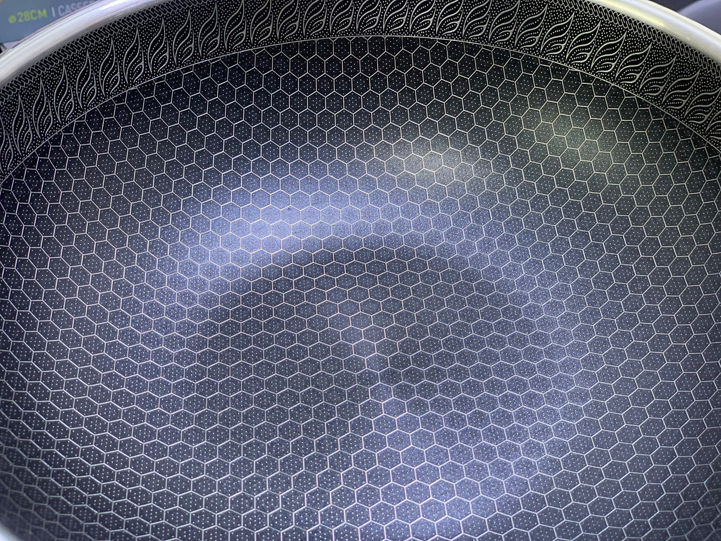 Laser Coating Shallow Type Casserole Handi- Shape Stainless Steel (Size:26cm)