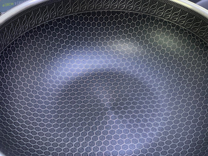 Laser Coating Shallow Type Casserole Handi- Shape Stainless Steel (Size:26cm)