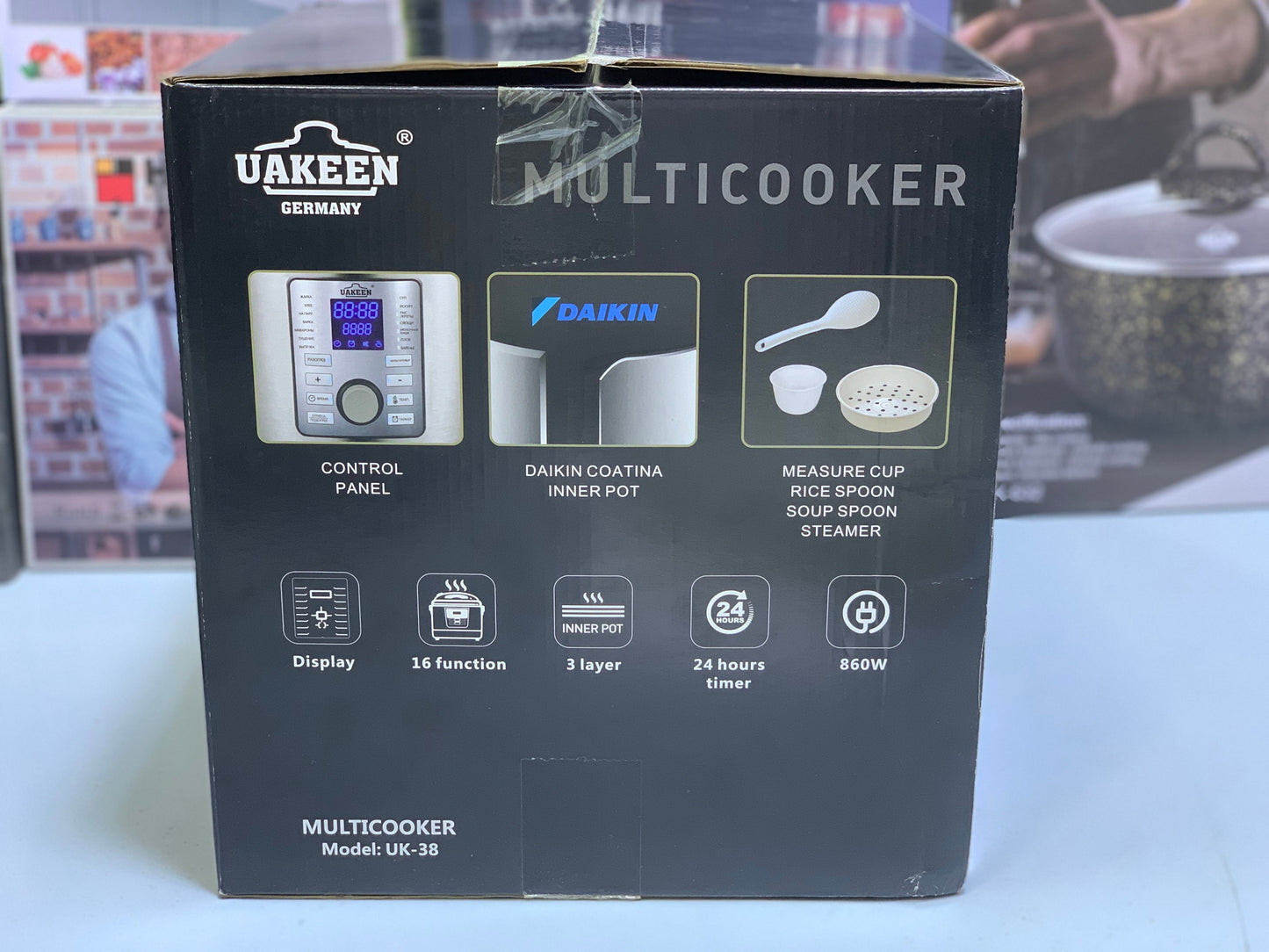 UAKEEN Multicooker| 850W|5L|UK-38