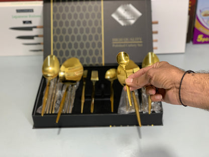 IMPORT Stainless Steel Cutlery Set 28 Pieces