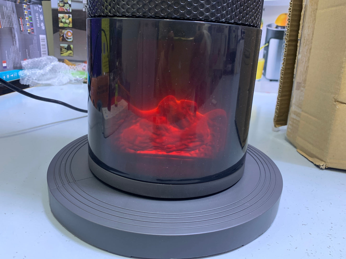 Remote Control Rotating Electric Heater with humidifier 2000w