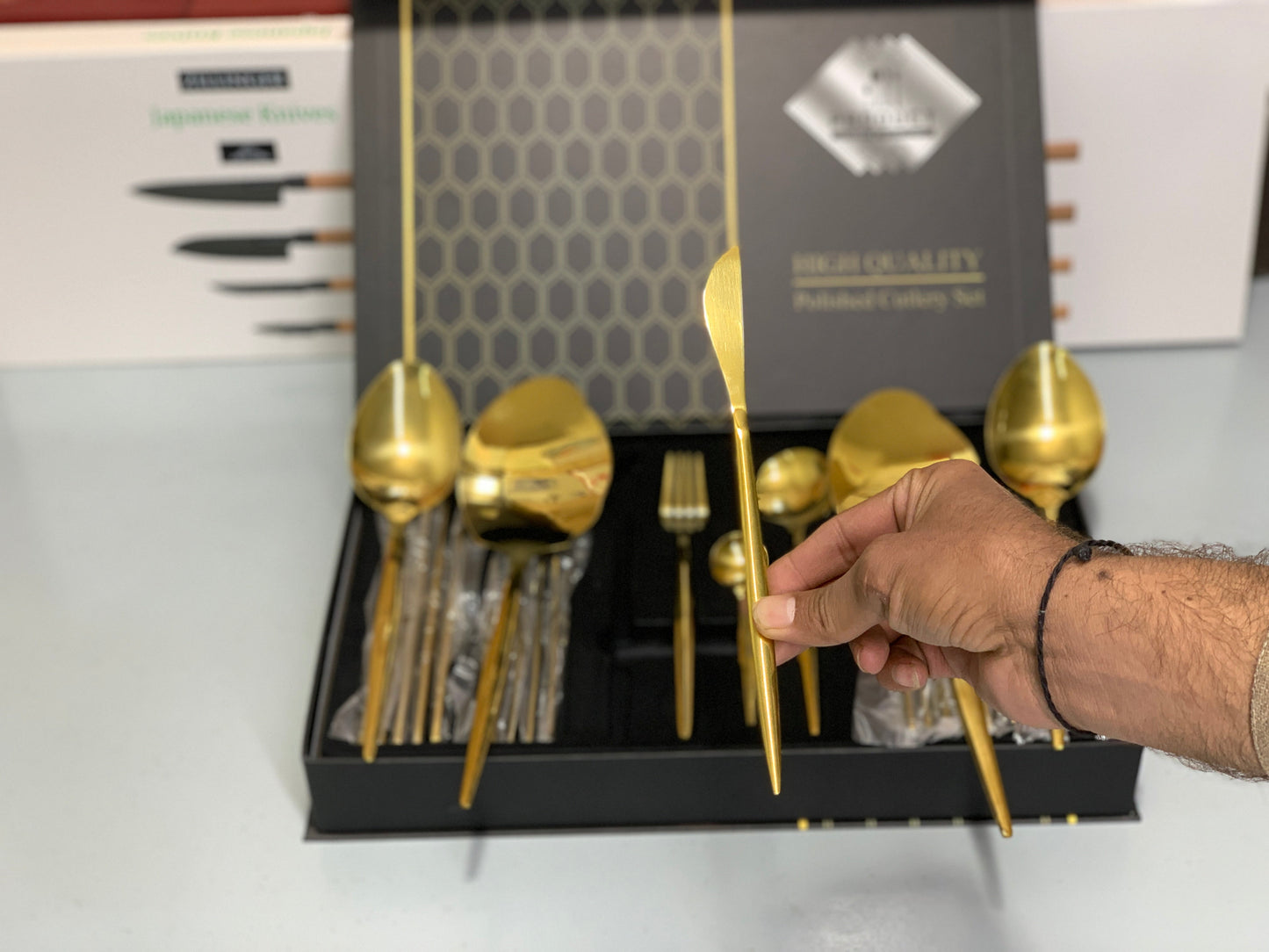 IMPORT Stainless Steel Cutlery Set 28 Pieces