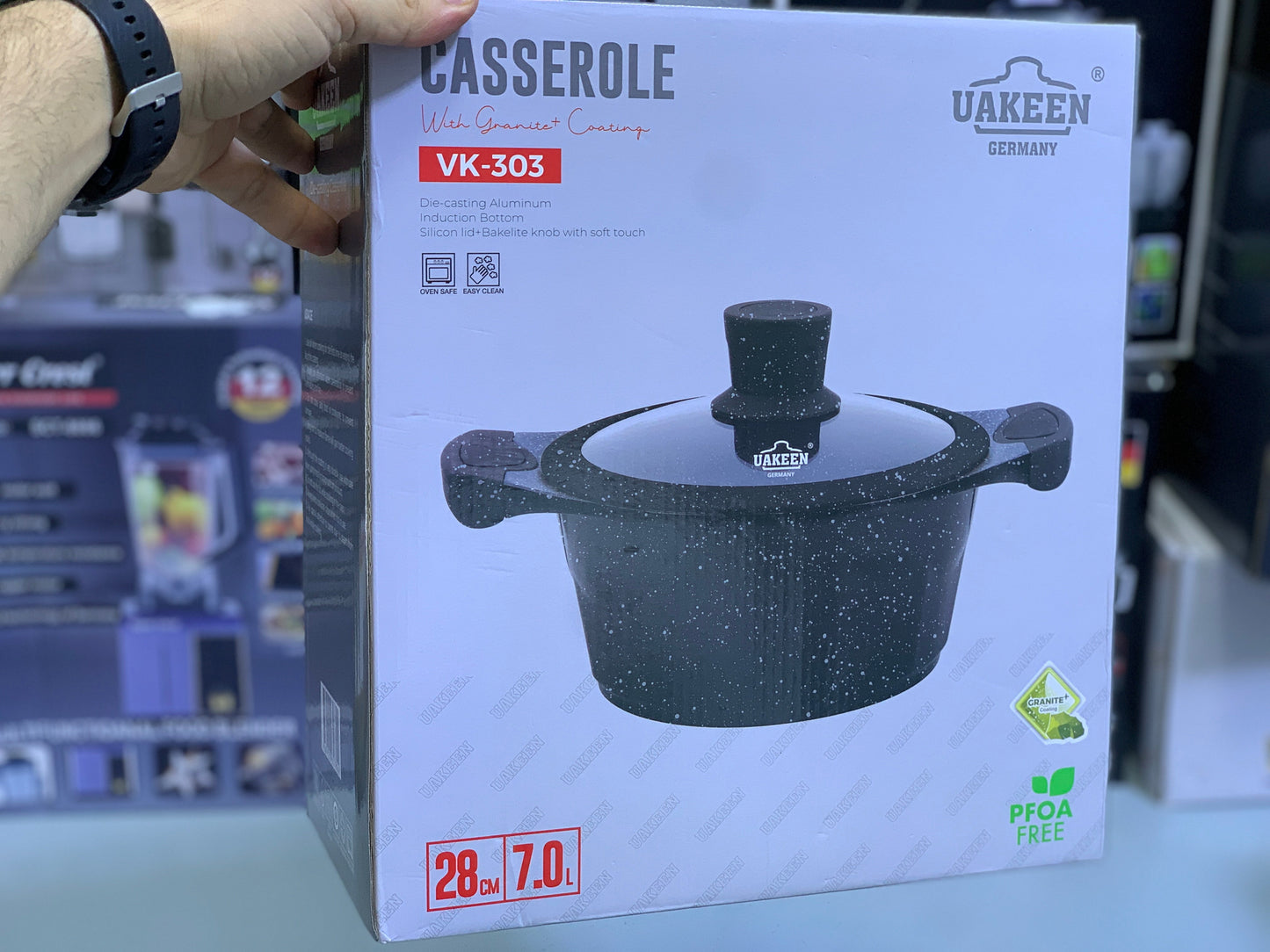 Uakeen Germany 🇩🇪 28 cm casserole 7L