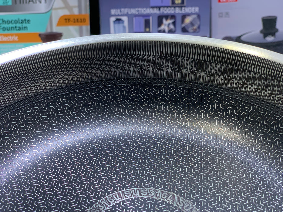 Laser Coating Shallow FryPan without Lid 26cm and 28cm