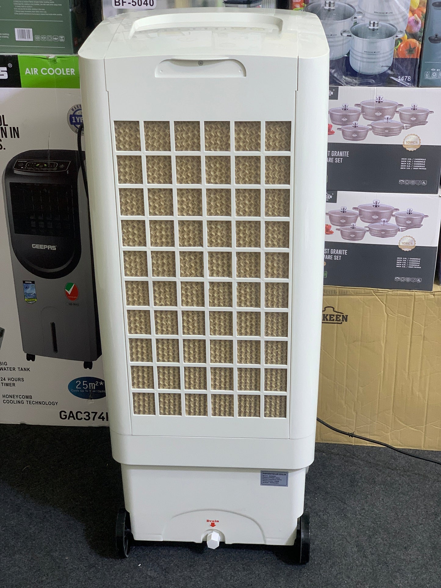 TIGERGO Air Cooler|150W and 40L Tank Capacity