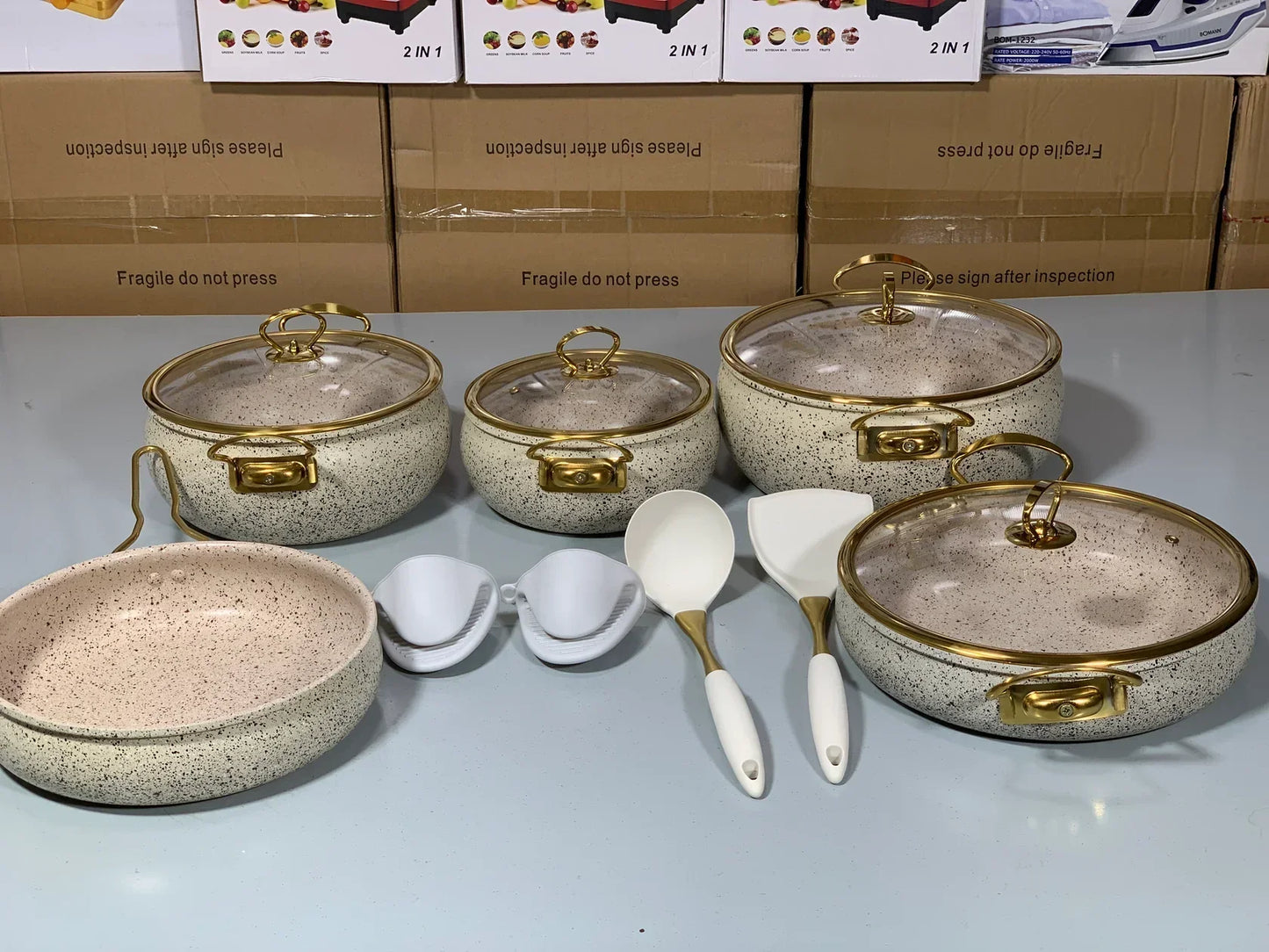 IMPORTED 13pcs Premium Cookware Set – Versatile and Stylish for Every Kitchen