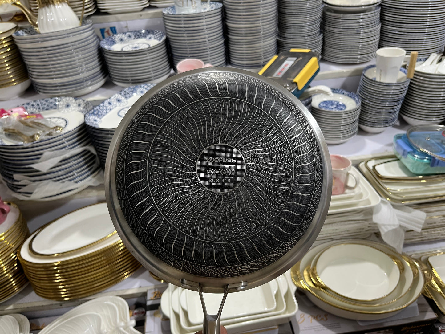 Laser coated Fry pan