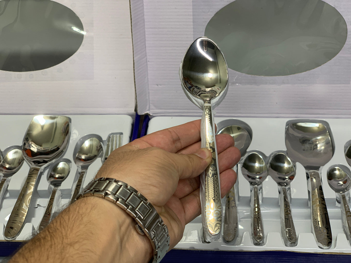 Arshia Stainless Steel Cutlery Set – 53 Piece