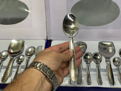 Arshia Stainless Steel Cutlery Set – 53 Piece