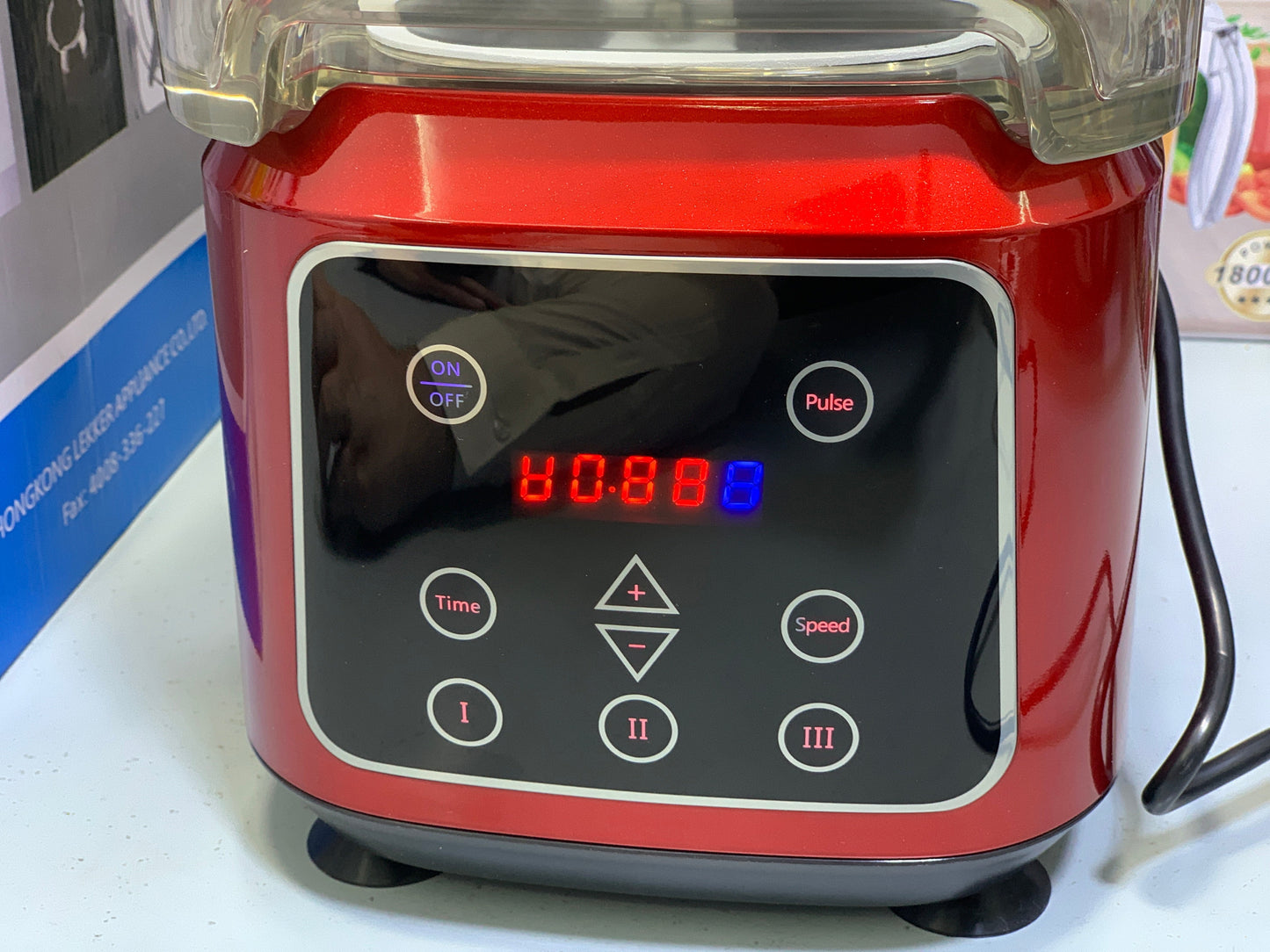 Lekker Commercial Blender Stainless Steel Vacuum Based