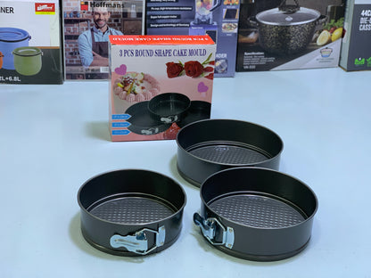 Cake Mould 3 Pieces Set