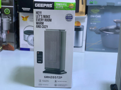 Geepas Tower PTC Heater| 2 Years Warranty|Model: GRH28572P