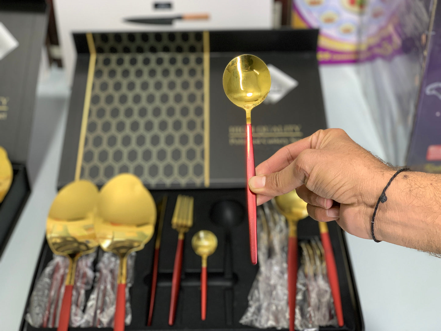 IMPORT Stainless Steel Cutlery Set 28 Pieces