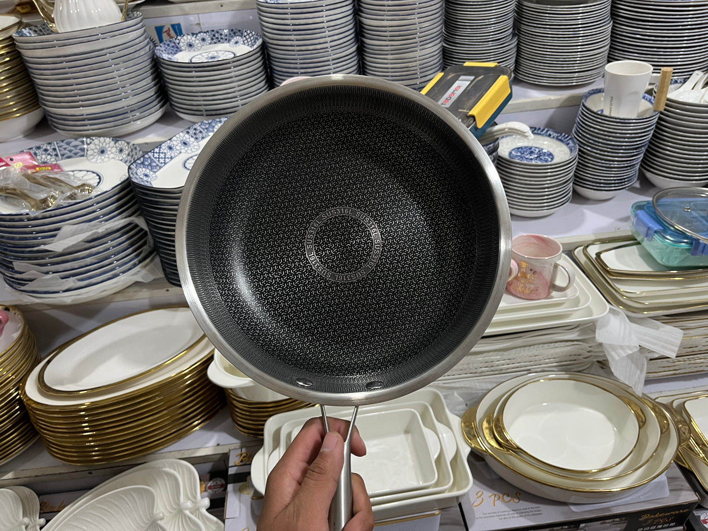 Laser coated Fry pan