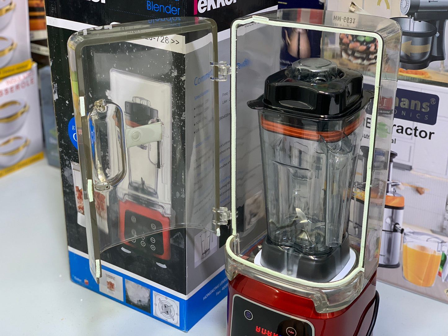 Lekker Commercial Blender Stainless Steel Vacuum Based