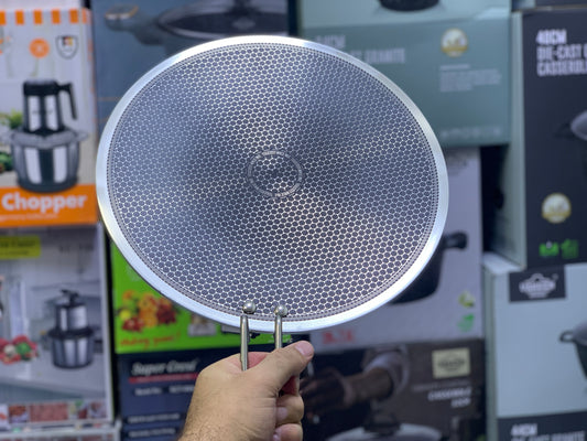 Premium 34-Cm Tawa with Honeycomb Pattern | 316 Food Grade Stainless Steel
