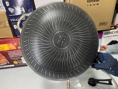 HoneyComb Laser Coating Deep Frying Pan