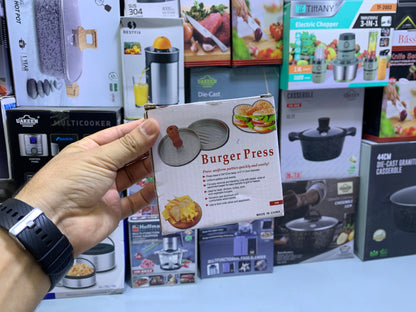Burger Presser Press Uniform Patties Quickly and Easy Model 508