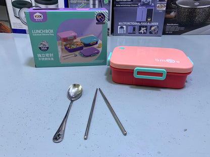 Lunch Box Individual Silicone Ring Stainless Steel SUS 304 Steel liner