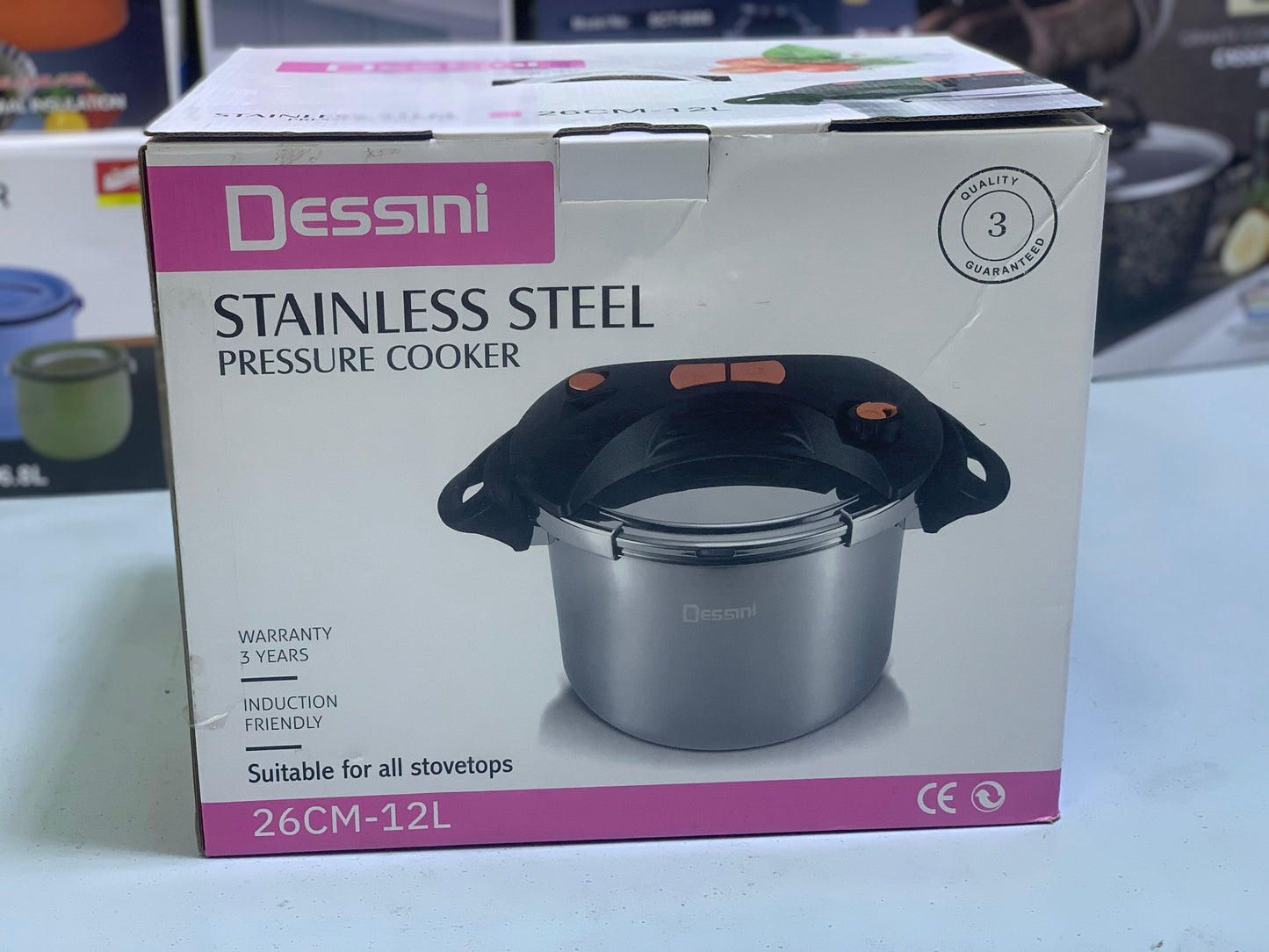 Dessini 12L Pressure Cooker Stainless Steel