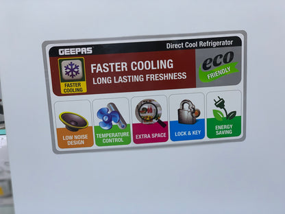 GEEPAS Mini Refrigerator 40L – Space-Saving & Efficient for Office and Room